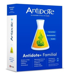 MYSOFT Antidote+ Familial - Abonnement 1 an - 5 utilisateurs (Antidote 11 + Antidote Web + Antidote Mobile)